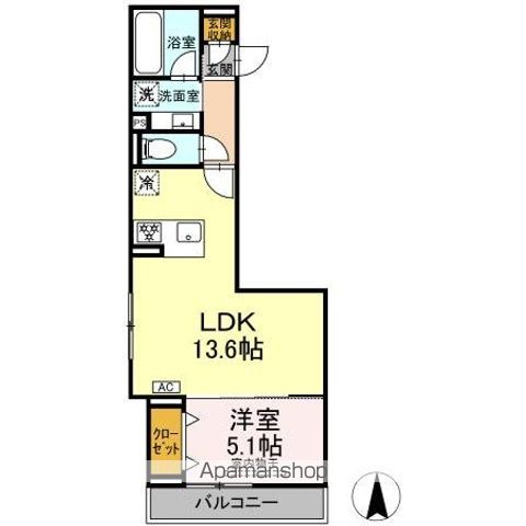 ヴィラ　アンムート赤堤 302号室 間取り