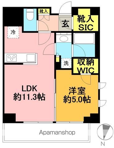 ピアース明大前 308号室 間取り
