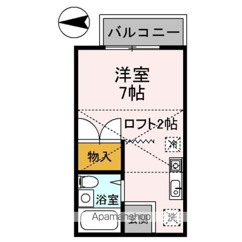 ロイヤルハイツ 103号室 間取り