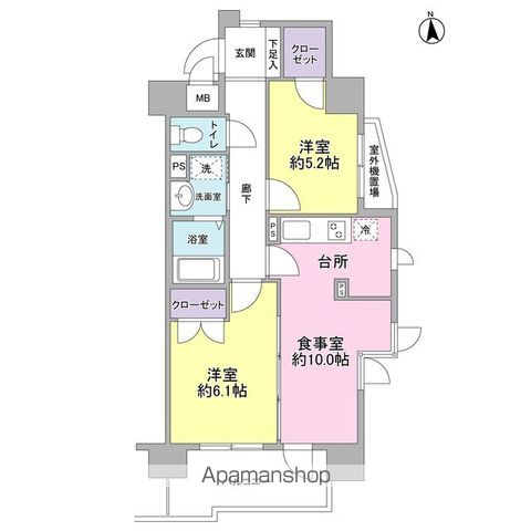 ＫＤＸレジデンス上北沢 304号室 間取り