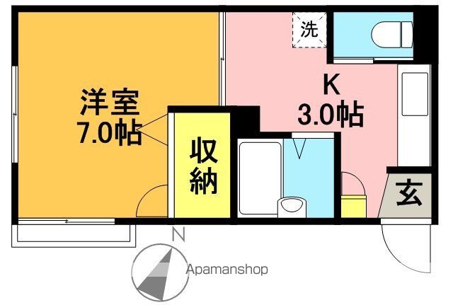 フォレスタ・リブレ 201号室 間取り