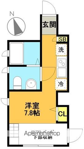 サニーサイド梅ヶ丘 103号室 間取り