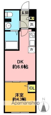 ラフィスタ豪徳寺 403号室 間取り