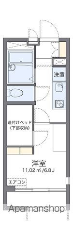 レオパレスアネックス 101号室 間取り
