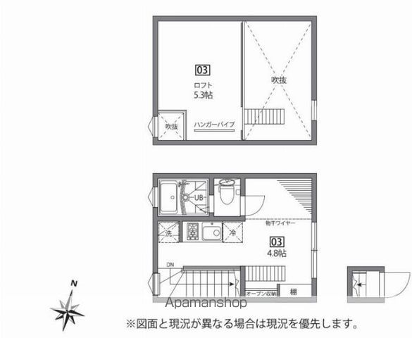ササヅカテラス 3号室 間取り