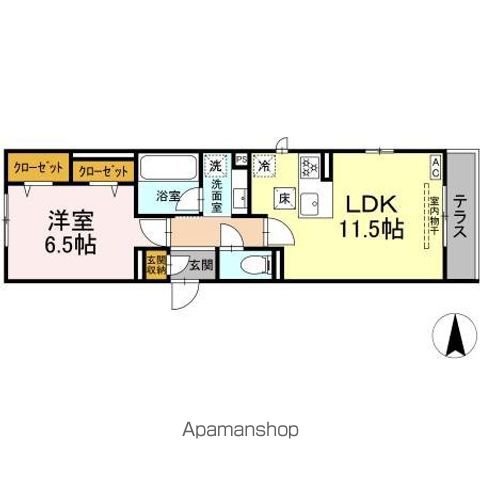 ヴィラ　アンムート赤堤 101号室 間取り