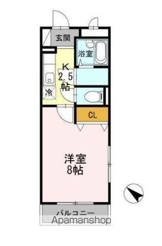 ミレニアム経堂 306号室 間取り