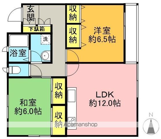 和泉ファミリオＤ 201号室 間取り