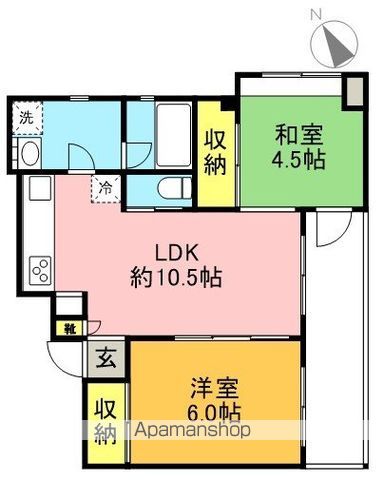 グランバリュー永福町 202号室 間取り