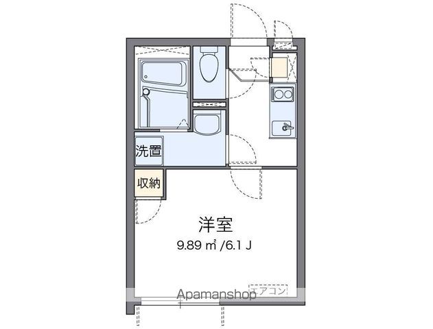 クレイノガーデンハイム 102号室 間取り