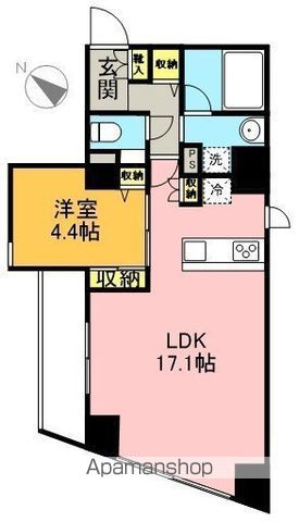 ＧｒａｎＤｕｏ下北沢１２ 501号室 間取り