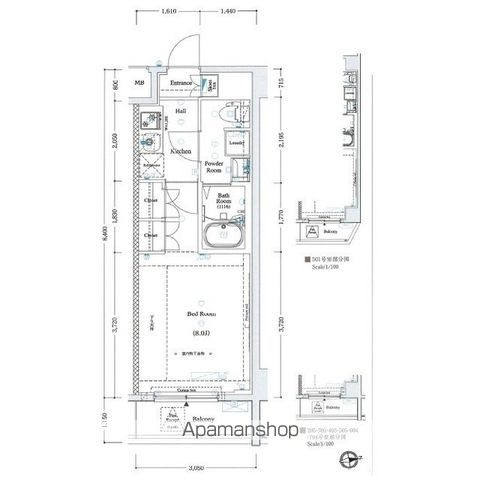 ＡＲＫＭＡＲＫ上北沢 503号室 間取り