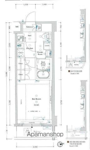 ＡＲＫＭＡＲＫ上北沢 503号室 間取り