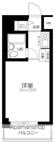 スカイコート下高井戸 1116号室 間取り