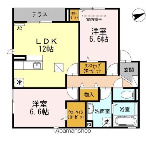 アンダンテ 101号室 間取り