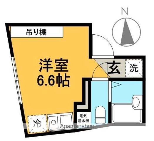 ココフラット下北沢 202号室 間取り