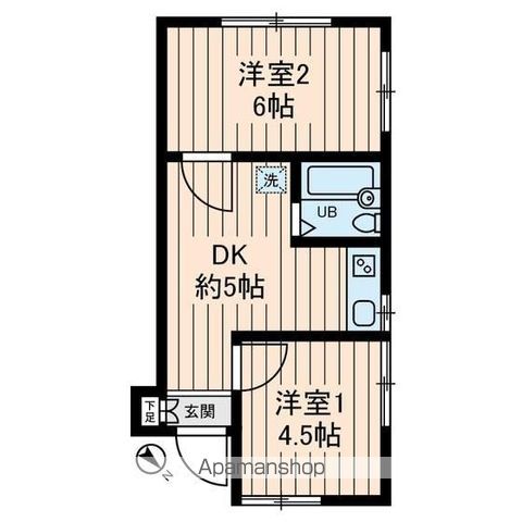 メゾンイーストワイド 103号室 間取り