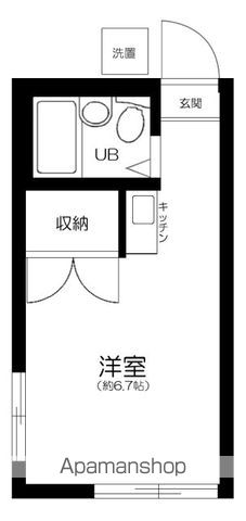 ユングハイム 201号室 間取り