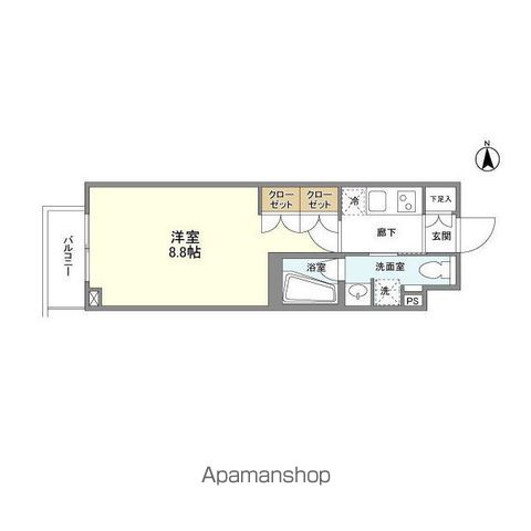 コンフォリア桜上水 117号室 間取り