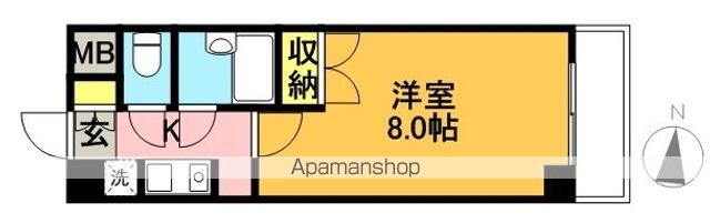 メインステージ永福町 502号室 間取り