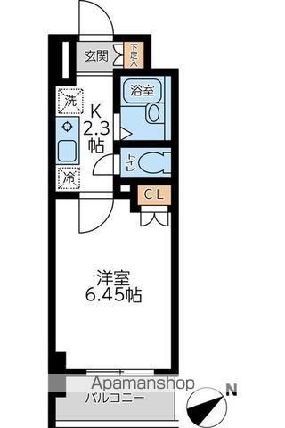 ラクラス杉並方南町 102号室 間取り
