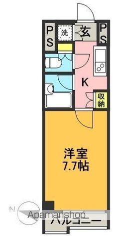 ルーブル明大前 311号室 間取り