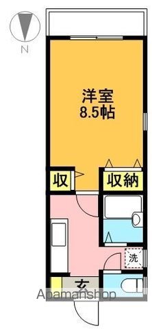 ガーデンコート梅丘 206号室 間取り