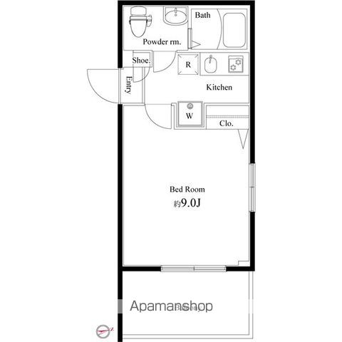 グリシーナ上北沢 406号室 間取り
