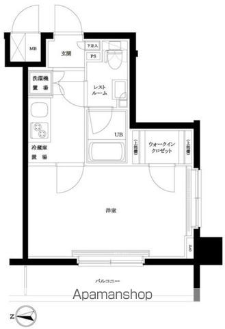 ルーブル上高井戸弐番館 802号室 間取り