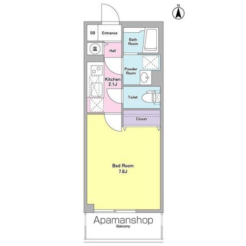 ベルク経堂壱番館 205号室 間取り
