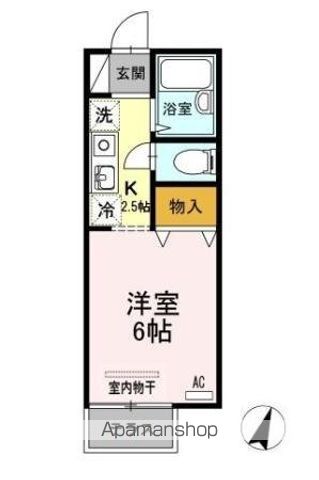 ドルフ北烏山　Ｄ 109号室 間取り