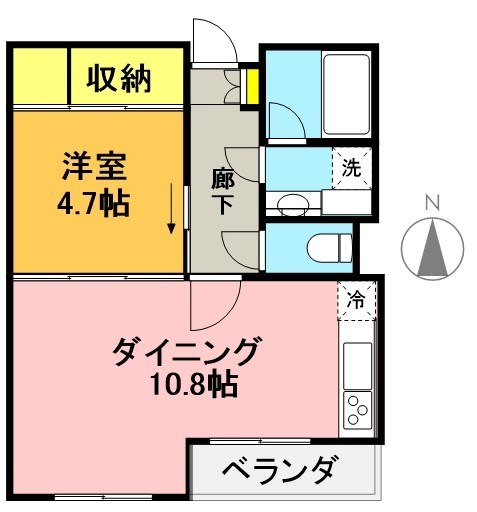 代田グリーンハイツ 間取り図
