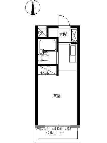 スカイコート久我山 105号室 間取り
