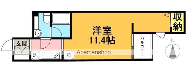 プライマル下北沢代田　（旧）エルスタンザ下北沢 306号室 間取り