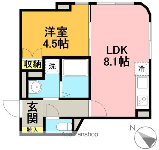 ＳＯＵ明大前 104号室 間取り