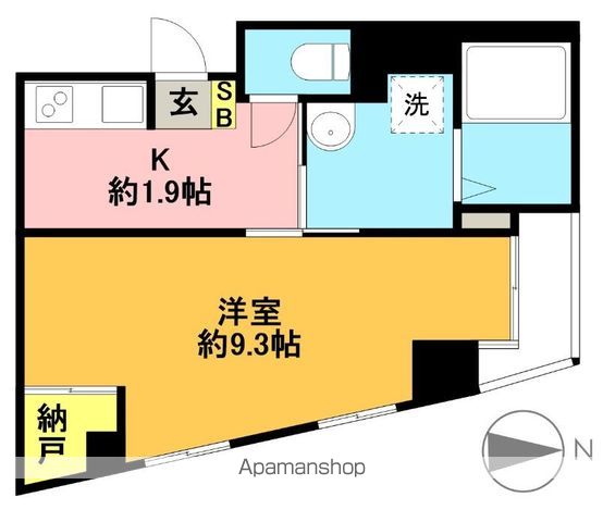 ウィルテラス新代田 201号室 間取り