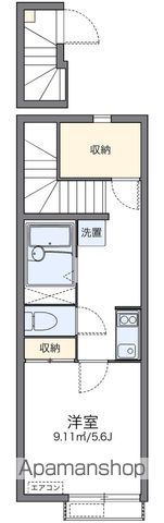 レオネクストルミエール北沢 202号室 間取り