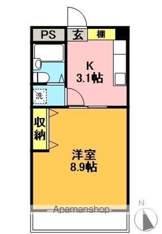 リブスペース明大前 202号室 間取り