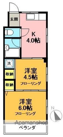シルバーハイム 301号室 間取り