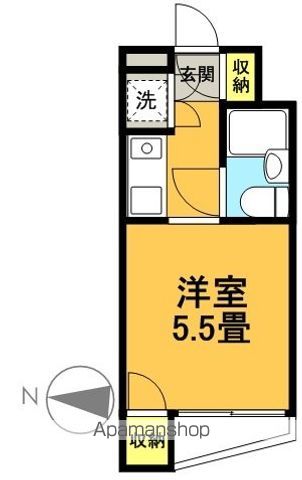 フラットＪ２ 204号室 間取り