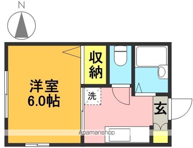 ヴィヴァーチェ 201号室 間取り