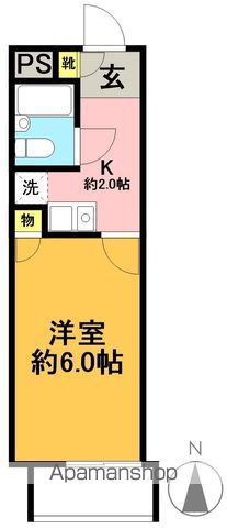 リシェス明大前 306号室 間取り