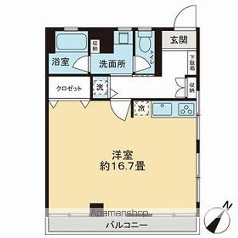 グリーンハイツ 601号室 間取り