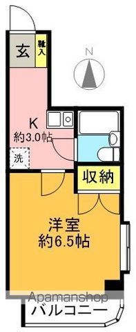 リシェス明大前 301号室 間取り