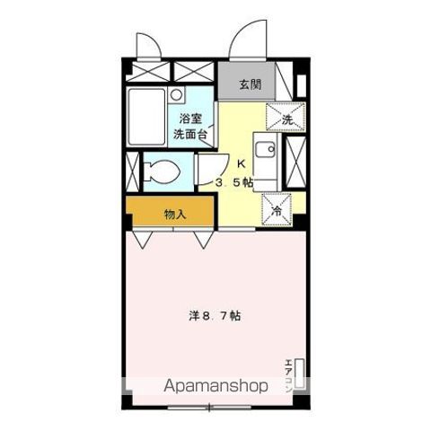 コンフォート上北沢 201号室 間取り