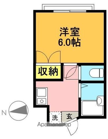 レジデンス松原 101号室 間取り