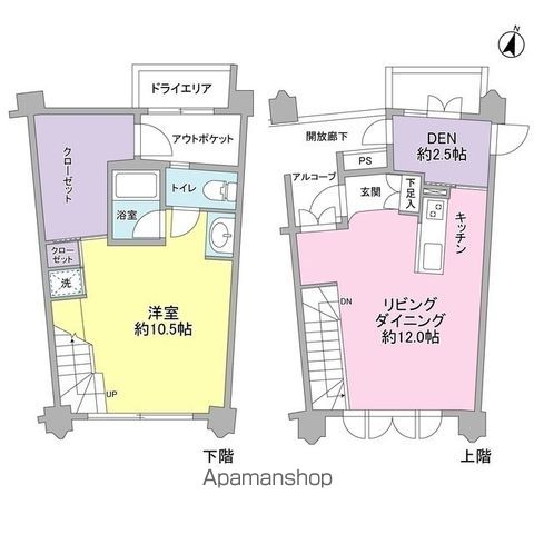 Ｔｈｅ　Ｍａｎｏｒ　Ｇａｒｄｅｎ 101号室 間取り