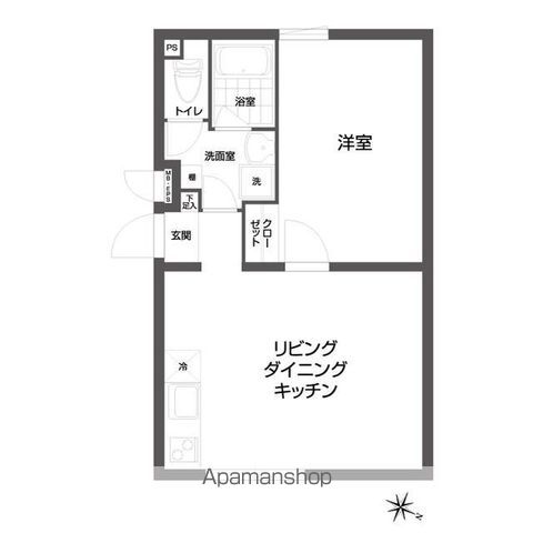 ＰＡＳＥＯ代田橋 504号室 間取り