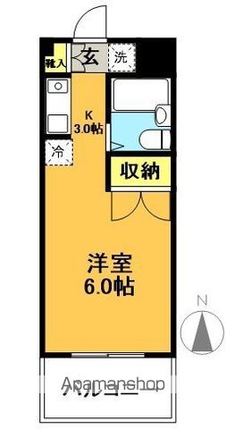 ヒルトップ大田 302号室 間取り