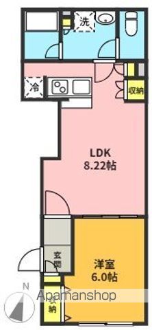 ＧＲＡＮ　ＰＡＳＥＯ明大前Ⅲ 202号室 間取り